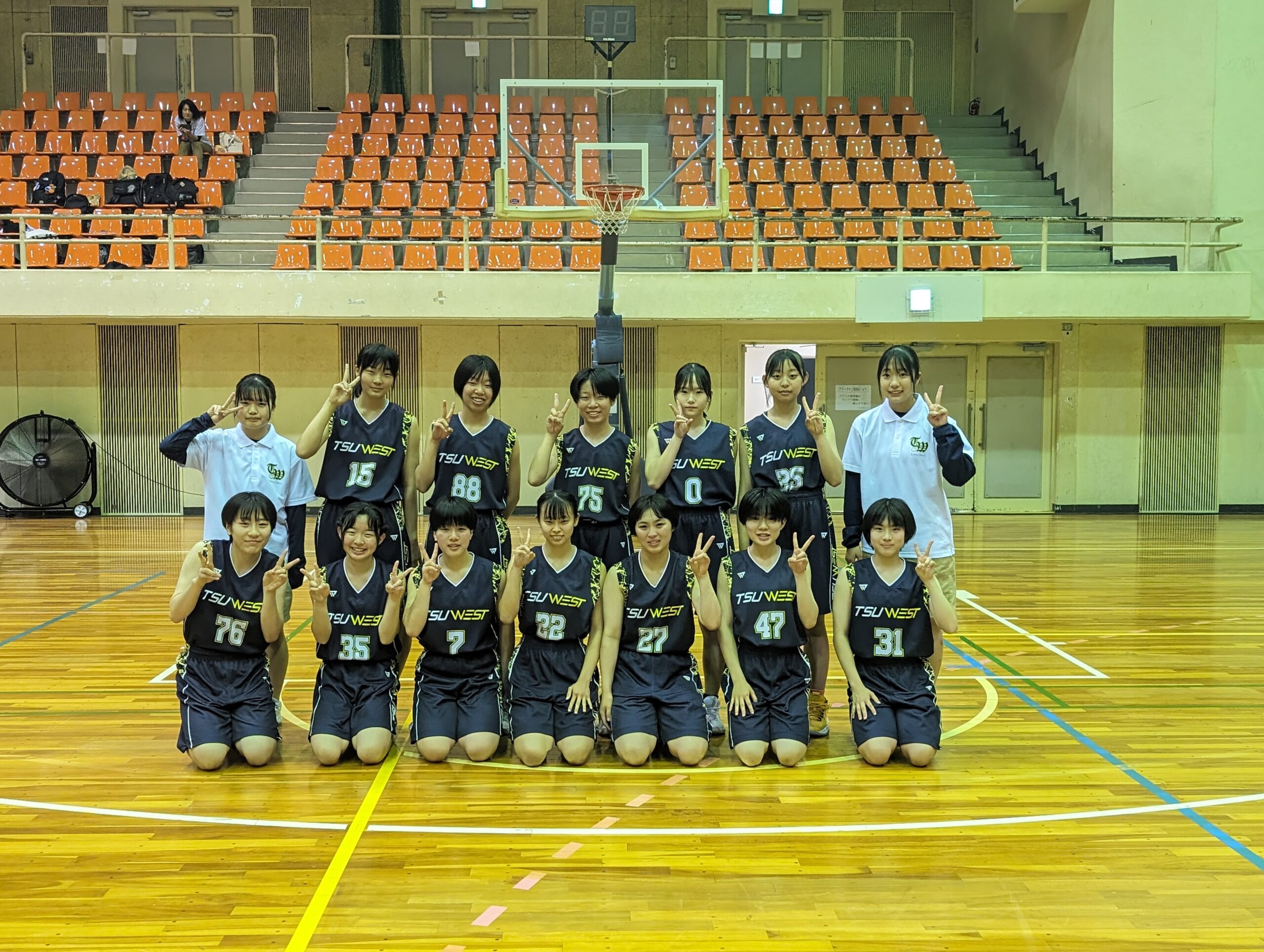 高校女子バスケ 三重県立津西高等学校